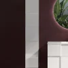 Colonna 1 anta 25x138h cm  per bagno bianco lucido Toronto
