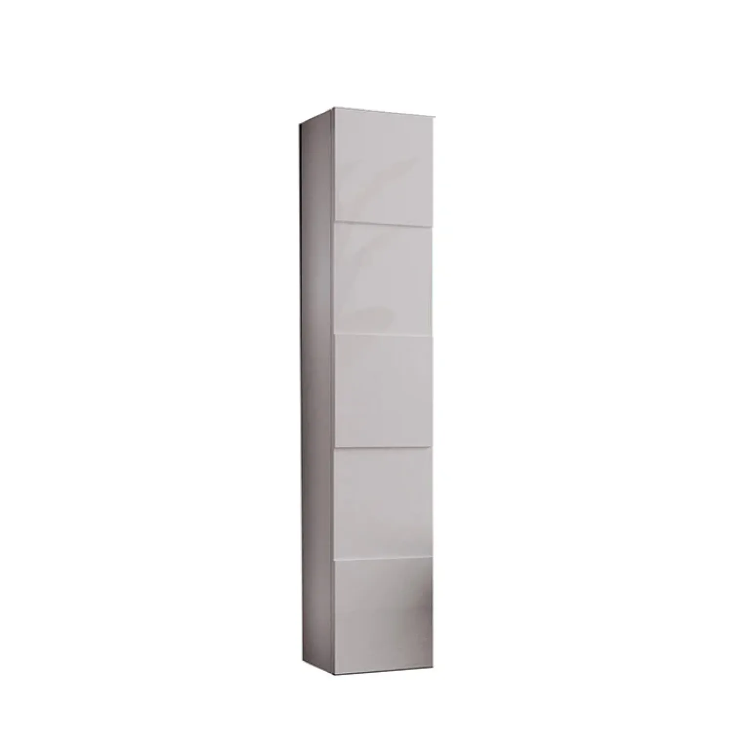 Colonna 1 anta 25x138h cm per bagno bianco lucido Toronto