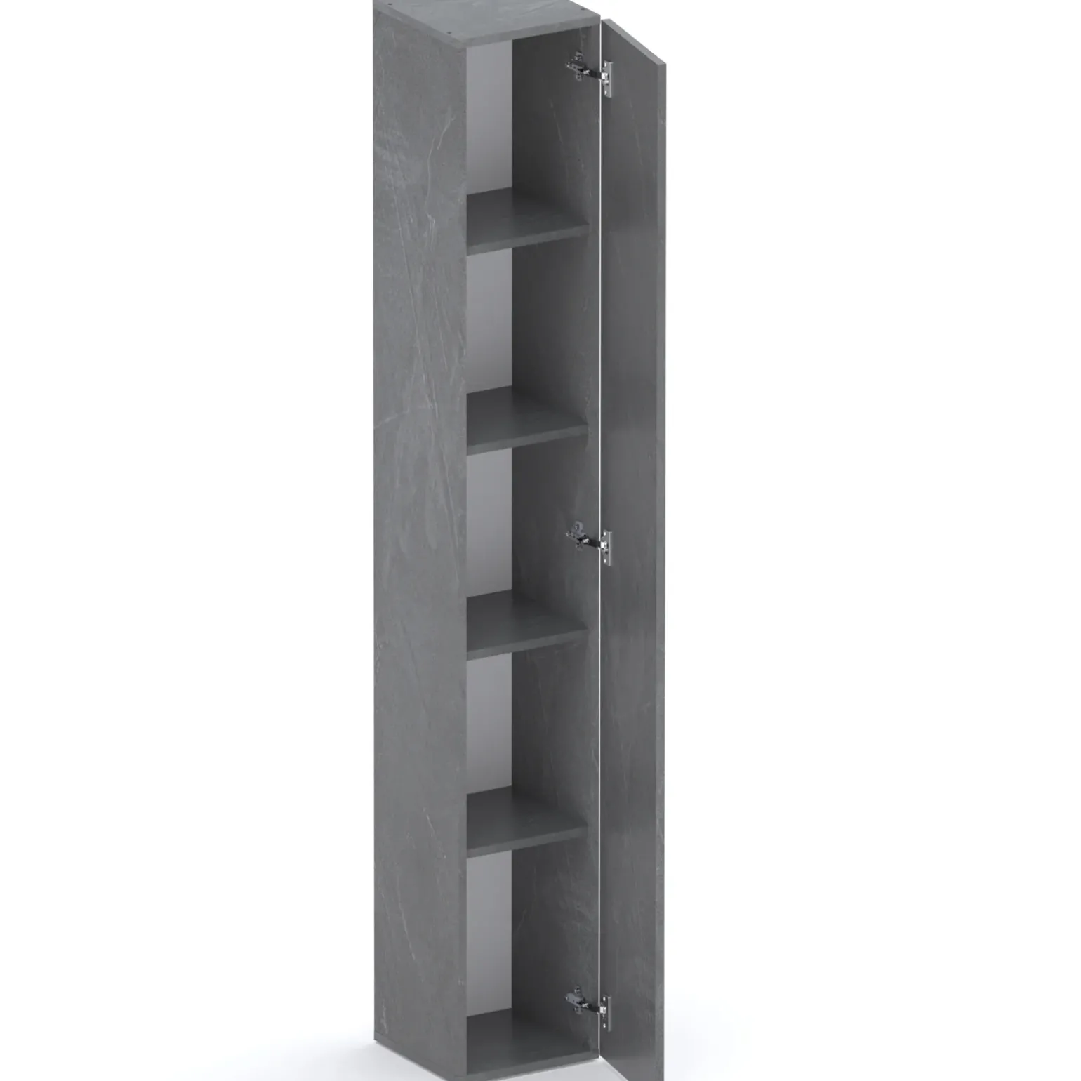 Colonna a terra 28x186h cm 1 anta reversibile multiuso antracite Sunset