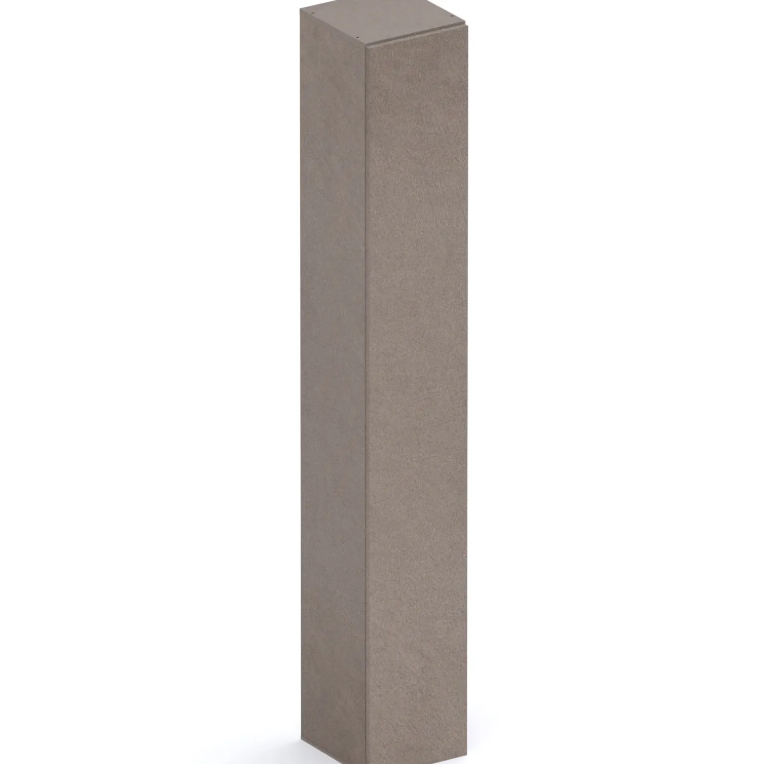 Colonna a terra 28x186h cm 1 anta reversibile multiuso marrone bronzo Sunset