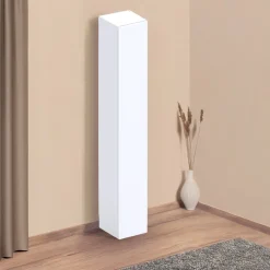 Colonna a terra 28x186h cm 1 anta reversibile multiuso bianco lucido Sunset