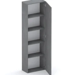 Colonna a terra 55x186h cm 1 anta reversibile antracite Sunset