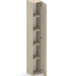 Colonna a terra 28x186h cm 1 anta reversibile multiuso tortora Sunset