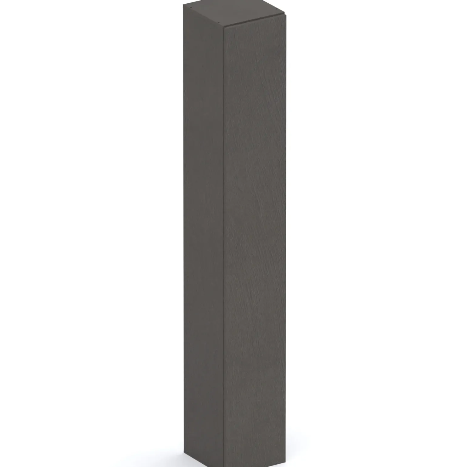 Colonna a terra 28x186h cm 1 anta reversibile multiuso ossido nero Sunset