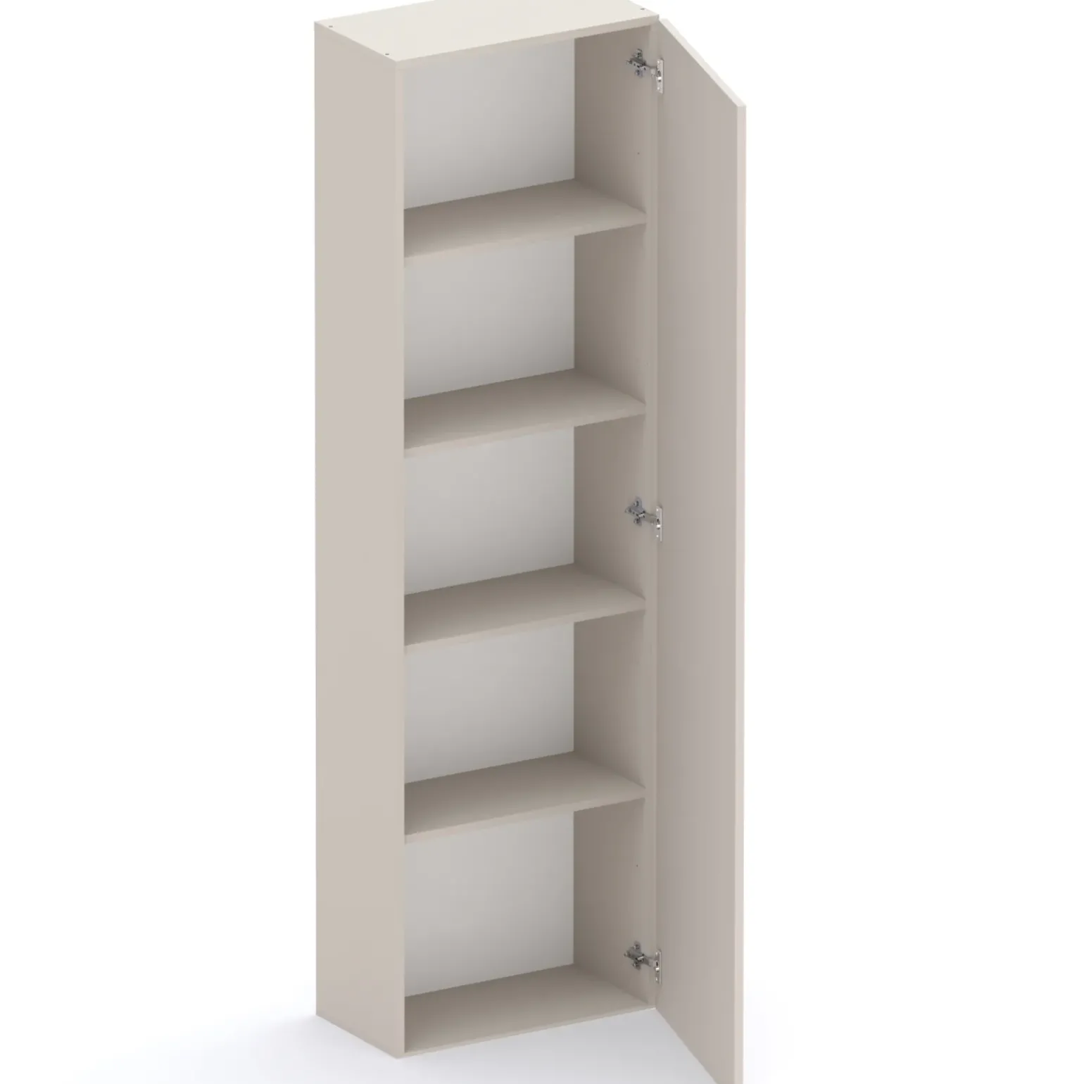 Colonna a terra 55x186h cm 1 anta reversibile beige Sunset