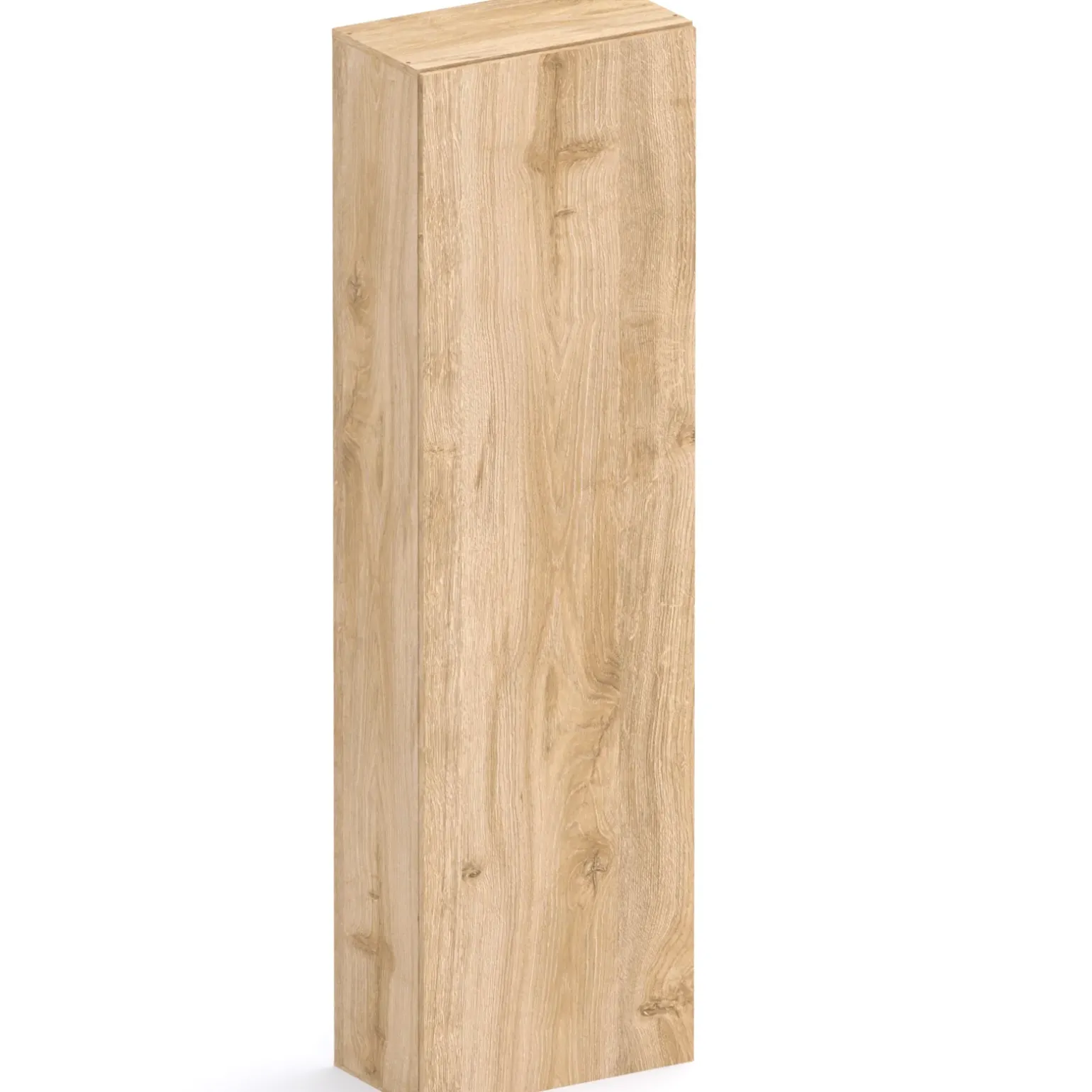 Colonna a terra 55x186h cm 1 anta reversibile rovere chiaro Sunset