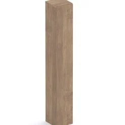 Colonna a terra 28x186h cm 1 anta reversibile multiuso rovere scuro Sunset