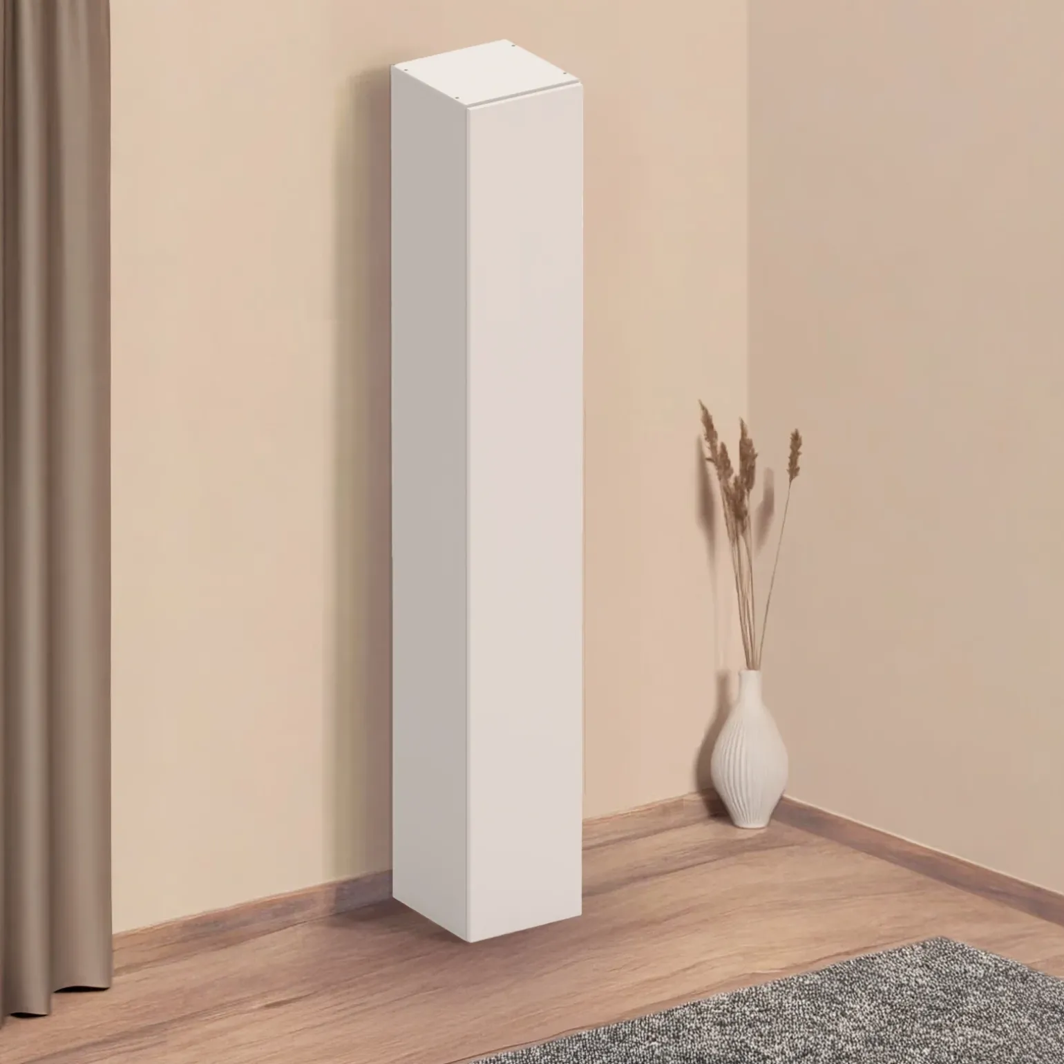 Colonna a terra 28x186h cm 1 anta reversibile multiuso beige Sunset