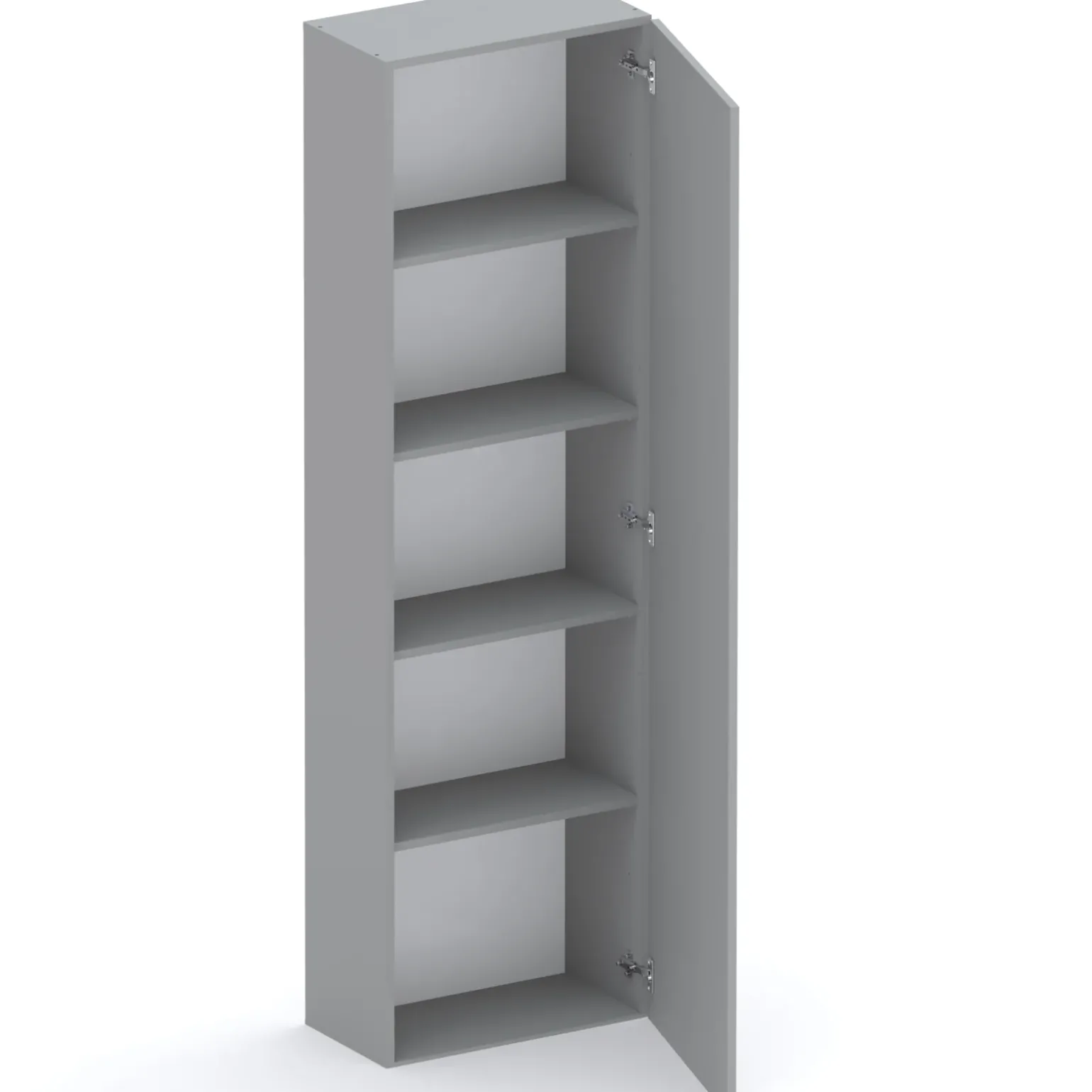 Colonna a terra 55x186h cm 1 anta reversibile grigio scuro Sunset