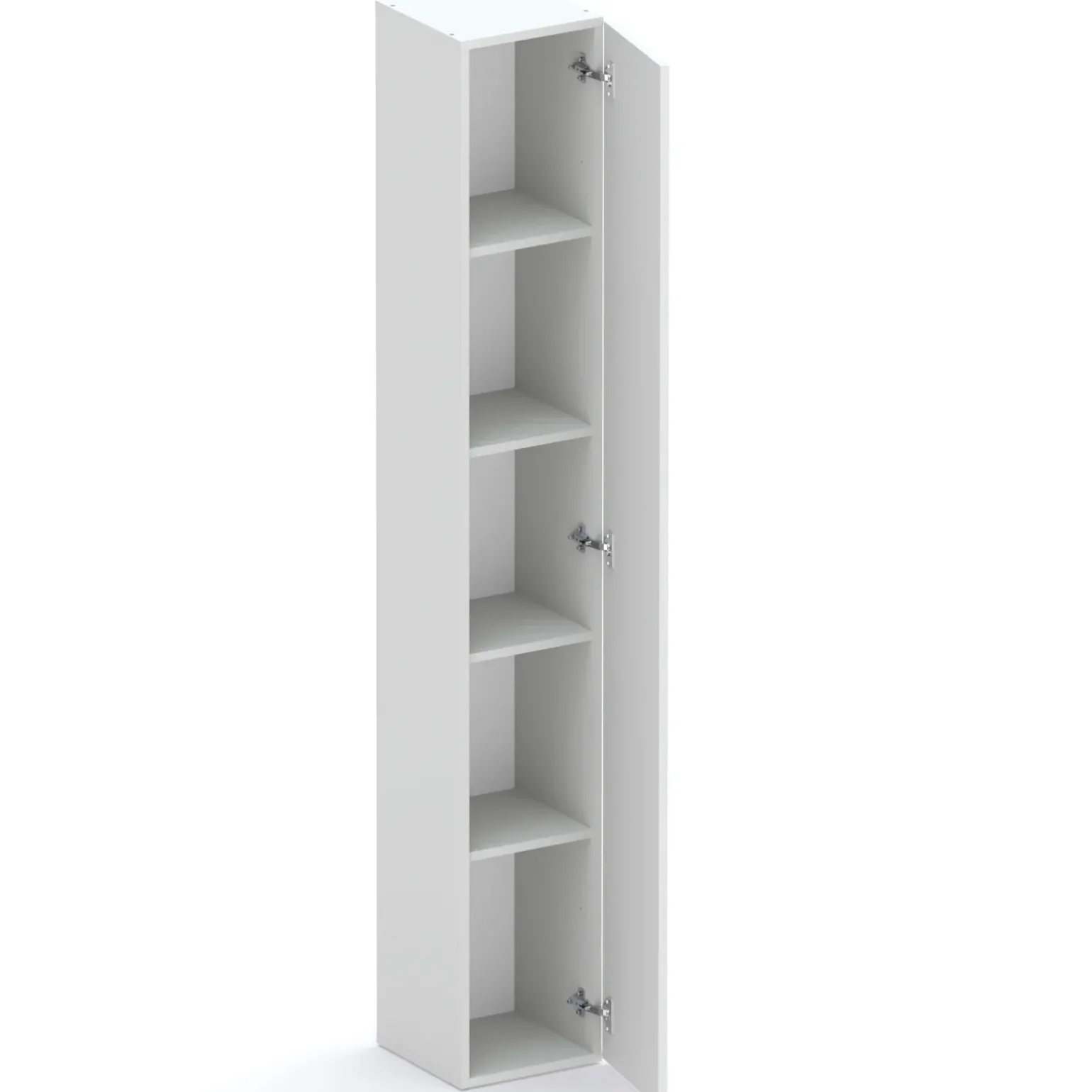 Colonna a terra 28x186h cm 1 anta reversibile multiuso grigio chiaro Sunset