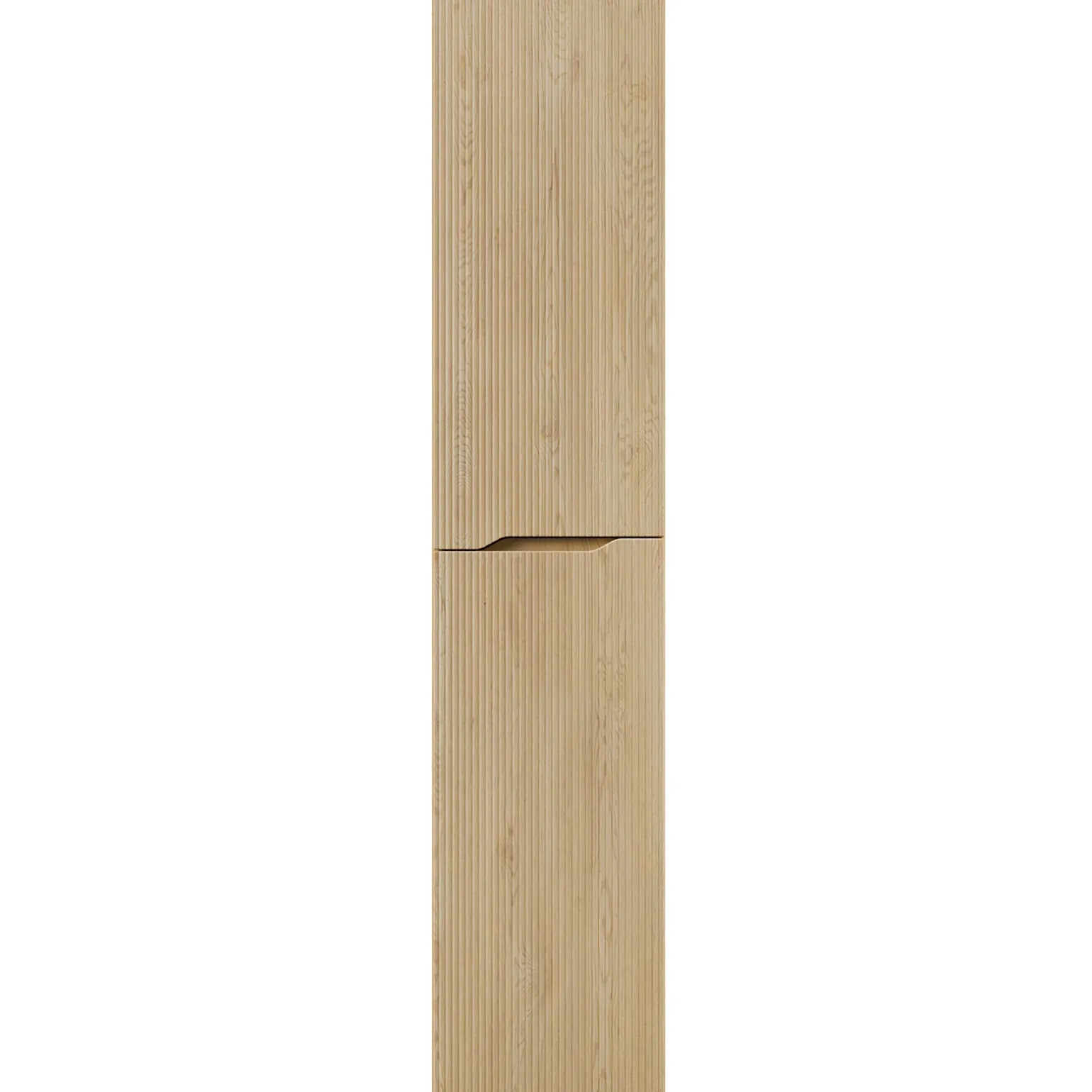Colonna bagno sospesa 35x170h cm cannettato 2 ante rovere Pretty