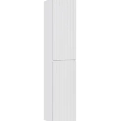 Colonna bagno sospesa 35x160h cm cannettato 2 ante bianco Autentic