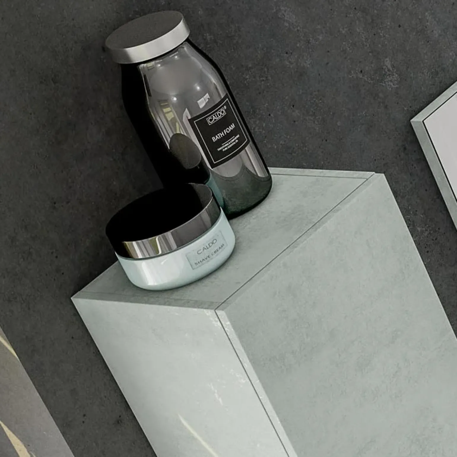 Colonna bagno sospesa 30x150h cm cemento Oscar