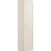 Colonna bagno sospesa 35x140h cm fresato 1 anta beige Sand