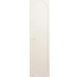 Colonna bagno sospesa 35x140h cm fresato 1 anta beige Sand
