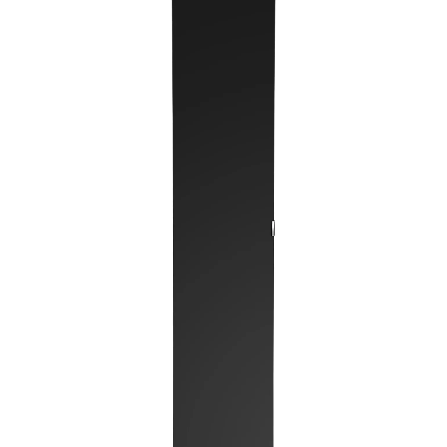 Colonna bagno sospesa 35x160h cm 1 anta 2 cassetti nero Serif
