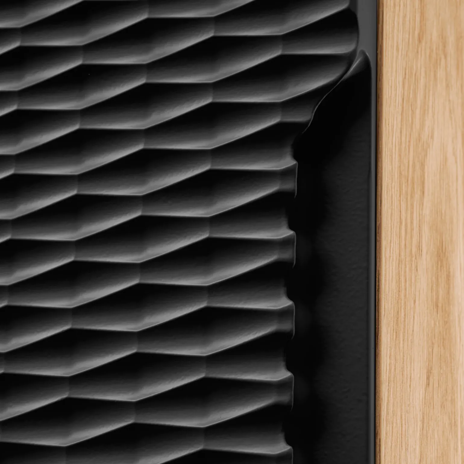 Colonna bagno sospesa 35x170h cm 2 ante nero rovere Swim