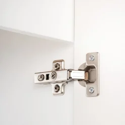 Colonna bagno sospesa 30x140h cm cannettato 2 ante bianco Cleany