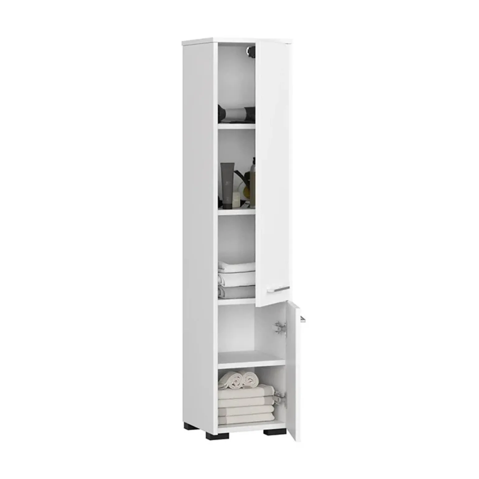 Colonna bagno 30x140h cm 2 ante bianco Woters