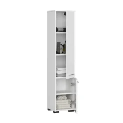 Colonna bagno 30x140h cm 2 ante bianco lucido Woters