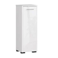 Colonna bagno 30x85h cm bassa 1 anta bianco lucido Woters