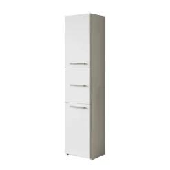 Colonna bagno 40x170h cm con ante moderna bianco Ramona