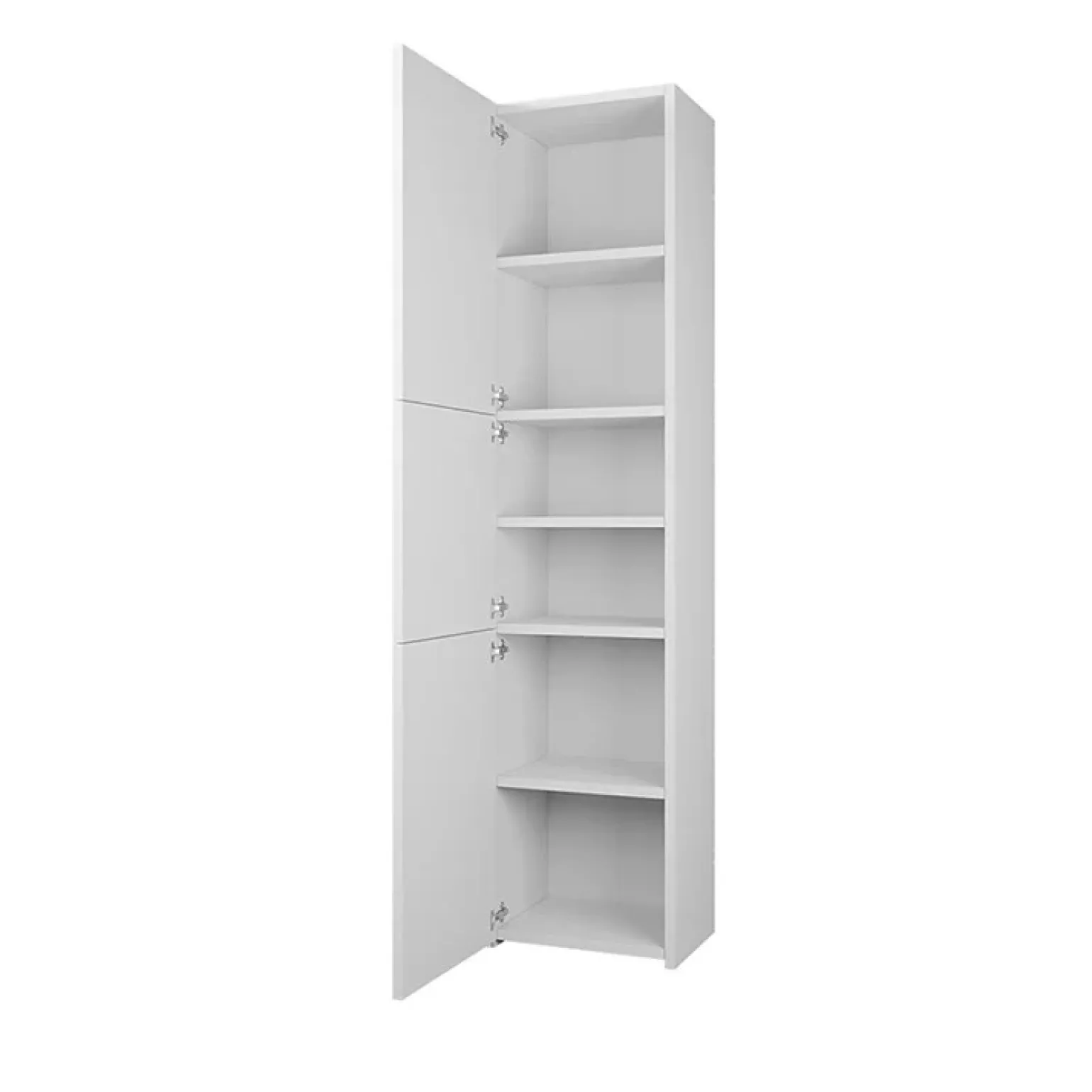 Colonna bagno 40x170h cm con ante moderna bianco Ramona