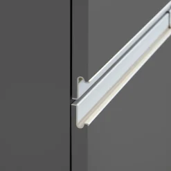 Colonna frigo dispensa cucina 90x165h cm moderna antracite rovere Gourmet