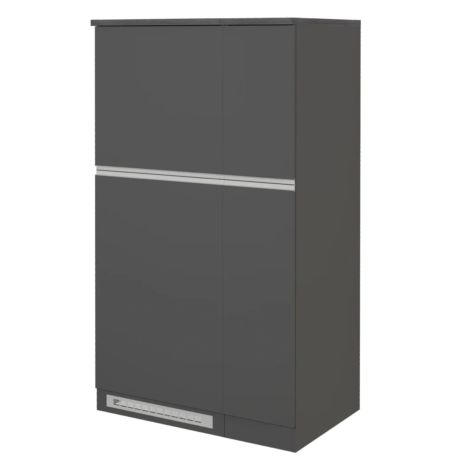 Colonna frigo dispensa cucina 90x165h cm moderna antracite grigio pietra Gourmet