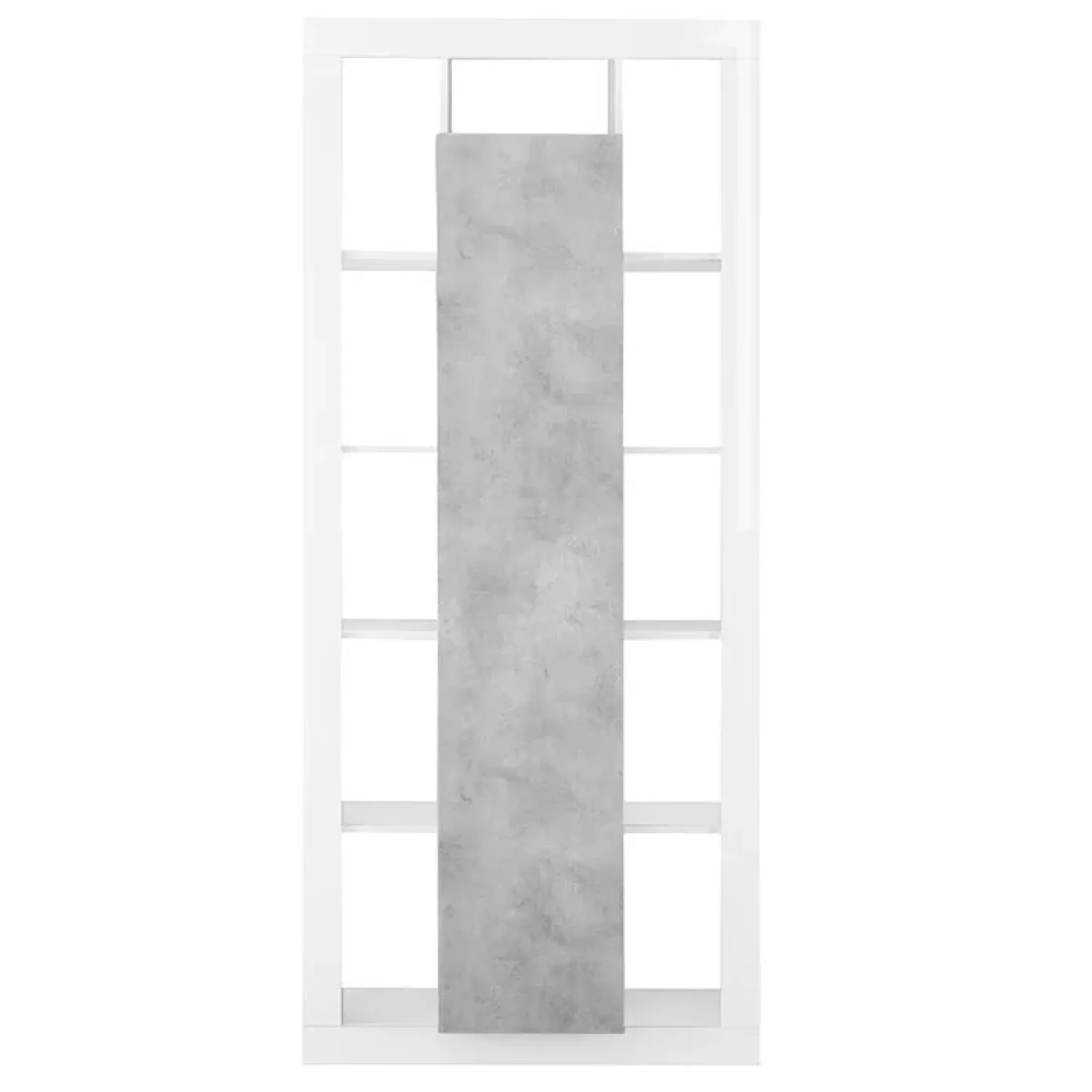 Colonna libreria 95x217h cm 1 anta bianco cemento Trilogy