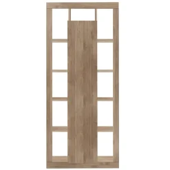 Colonna libreria 95x217h cm 1 anta rovere scuro Trilogy