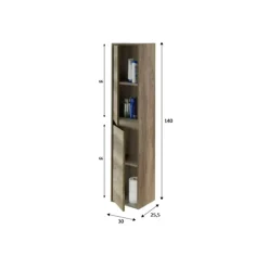 Colonna sospesa 30x140h cm bagno nordik Dexter