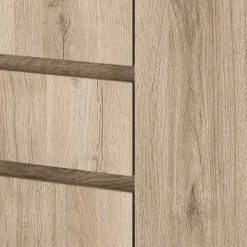 Comò 137x81h cm 1 anta 3 cassetti moderno rovere sonoma Panama