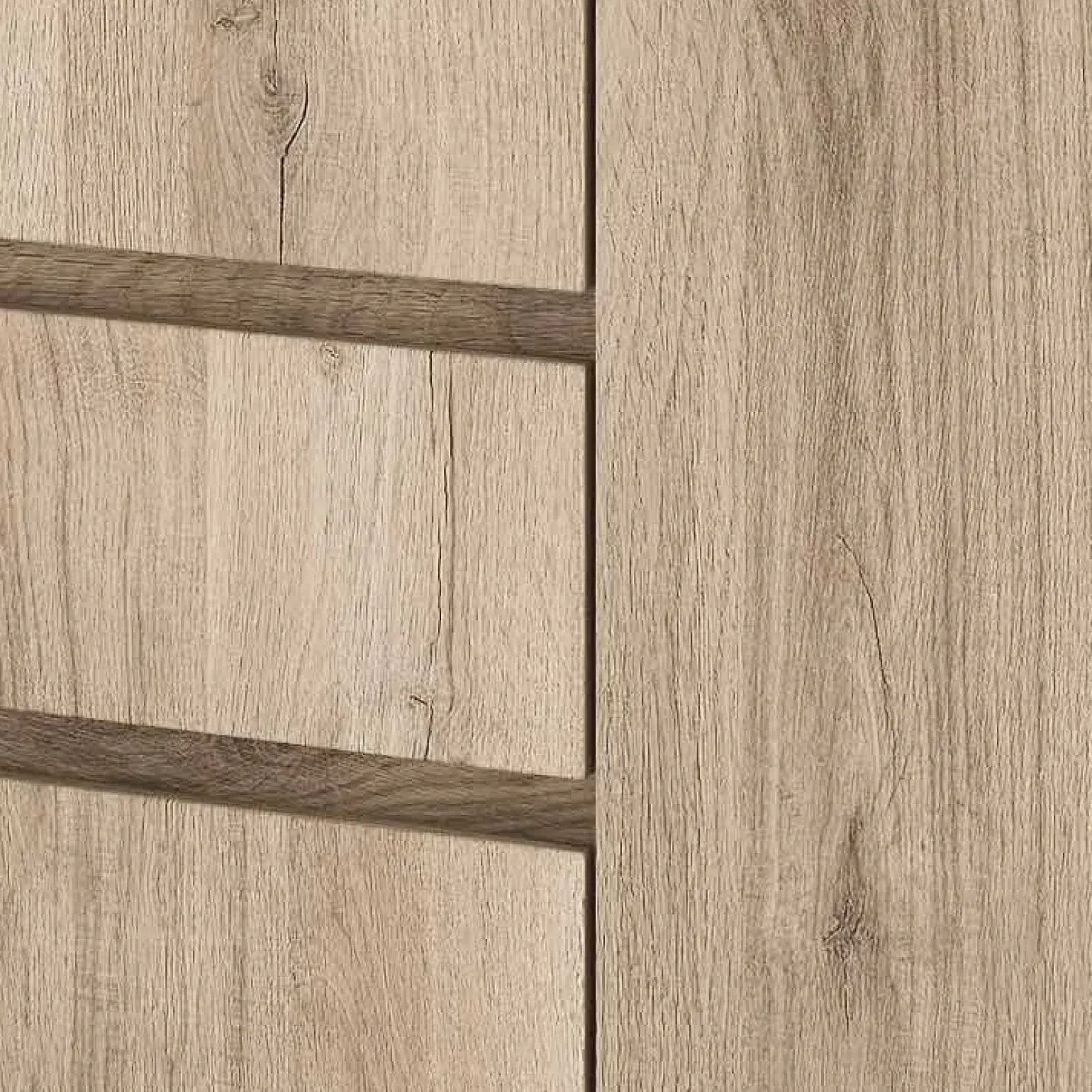 Comò 137x81h cm 1 anta 3 cassetti moderno rovere sonoma Panama