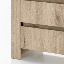 Comò 137x81h cm 1 anta 3 cassetti moderno rovere sonoma Panama