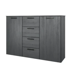 Comò 132x93h cm 2 ante 4 cassetti ossido Cortina Gihome®