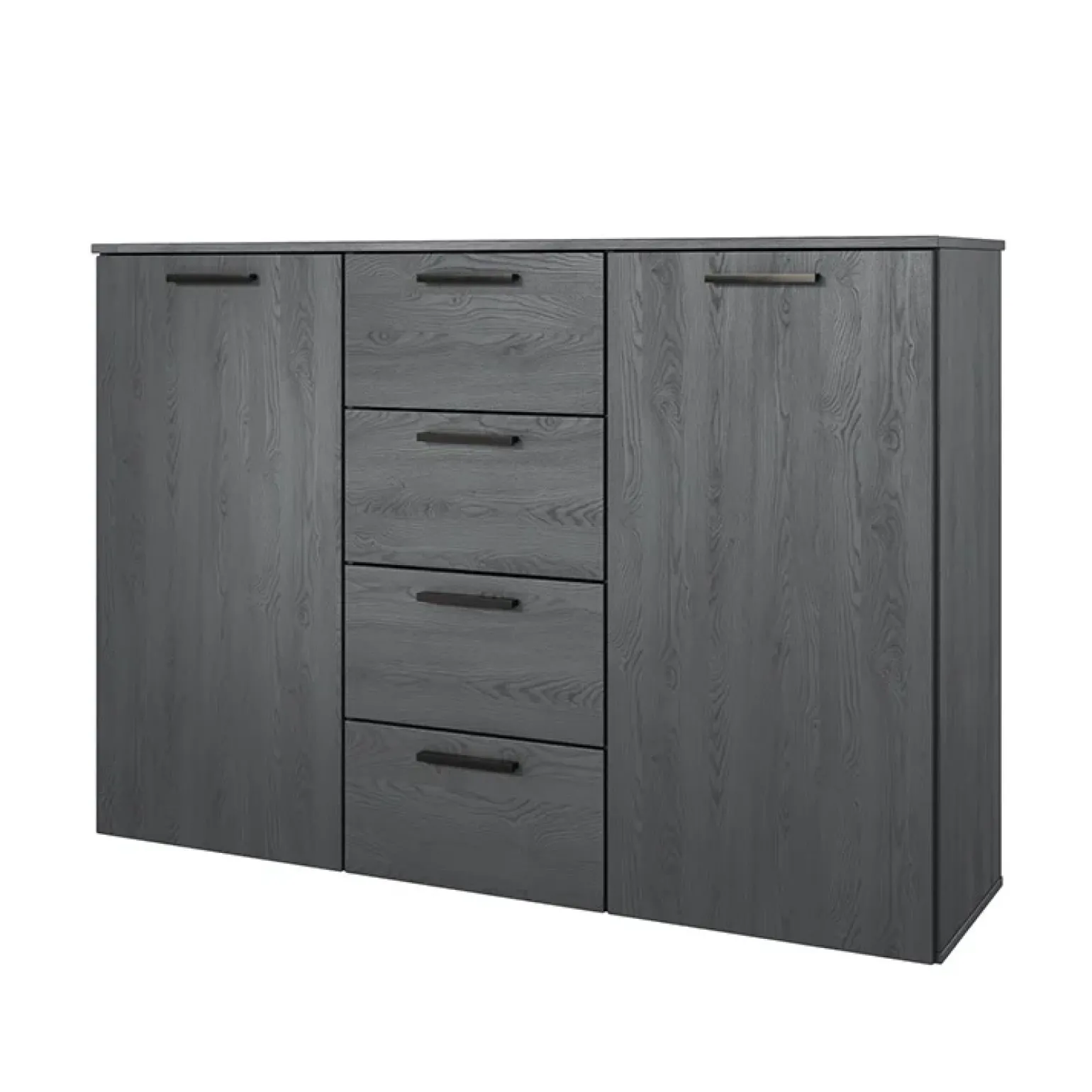 Comò 132x93h cm 2 ante 4 cassetti ossido Cortina Gihome®