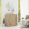 Comò 70x73h cm 4 cassetti moderno rovere sonoma Estelle