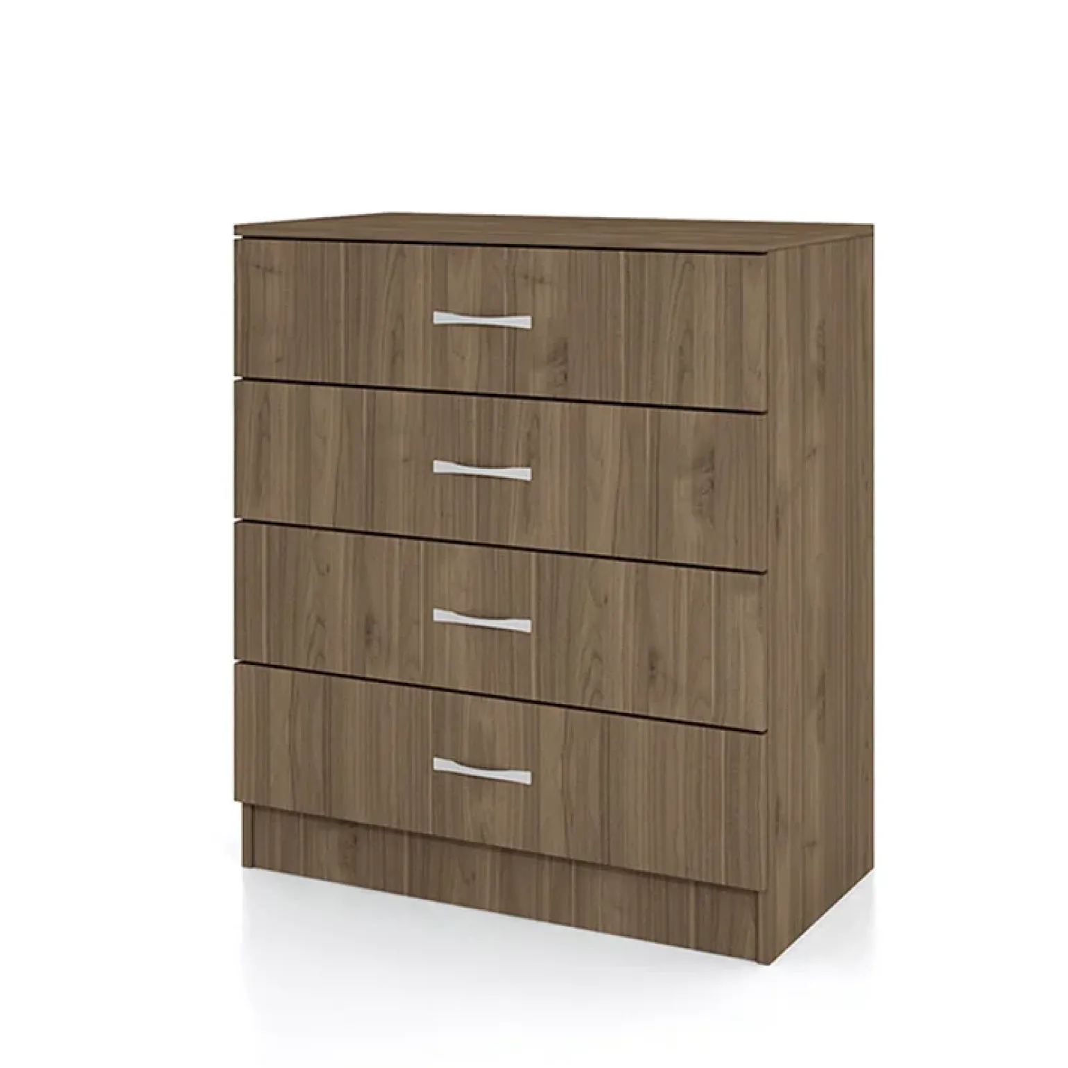 Comò 80x91h cm cassetti moderno noce Cavour Gihome®