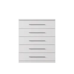 Comò 70x90h cm con cassetti moderno bianco frassinato Dogliani