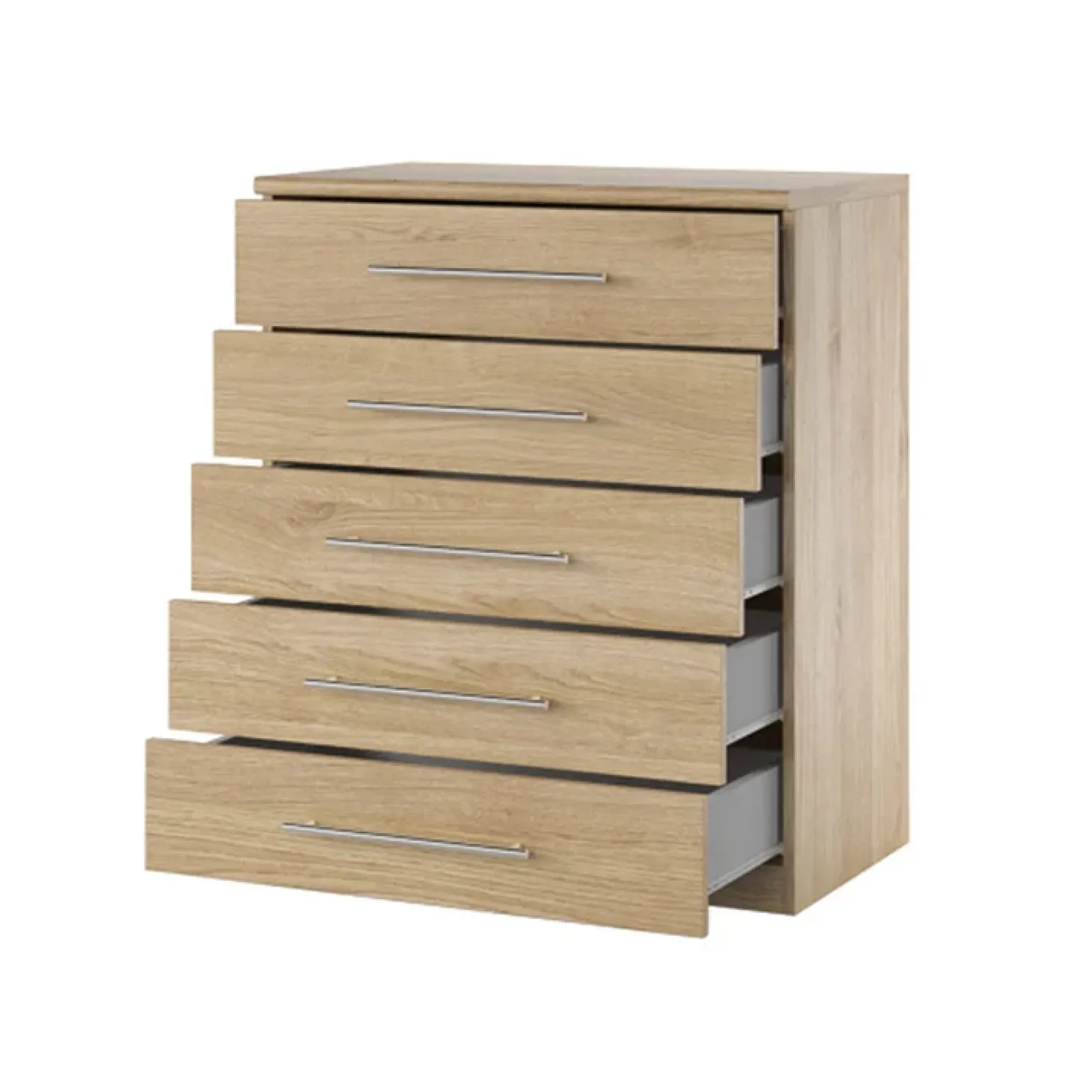 Comò 70x90h cm con cassetti rovere Dogliani