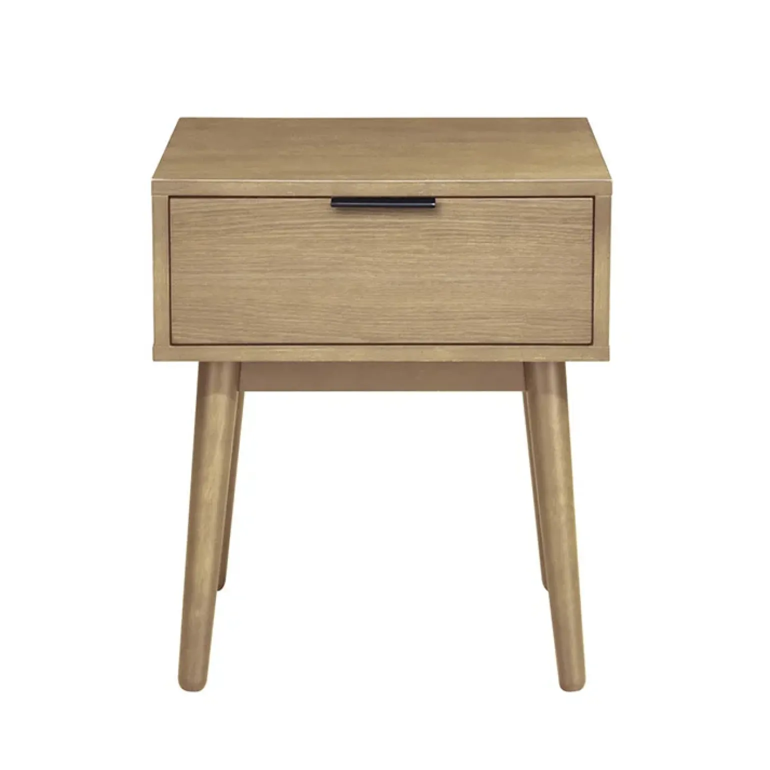 Comodino 45x53h cm con cassetto moderno rovere Potter