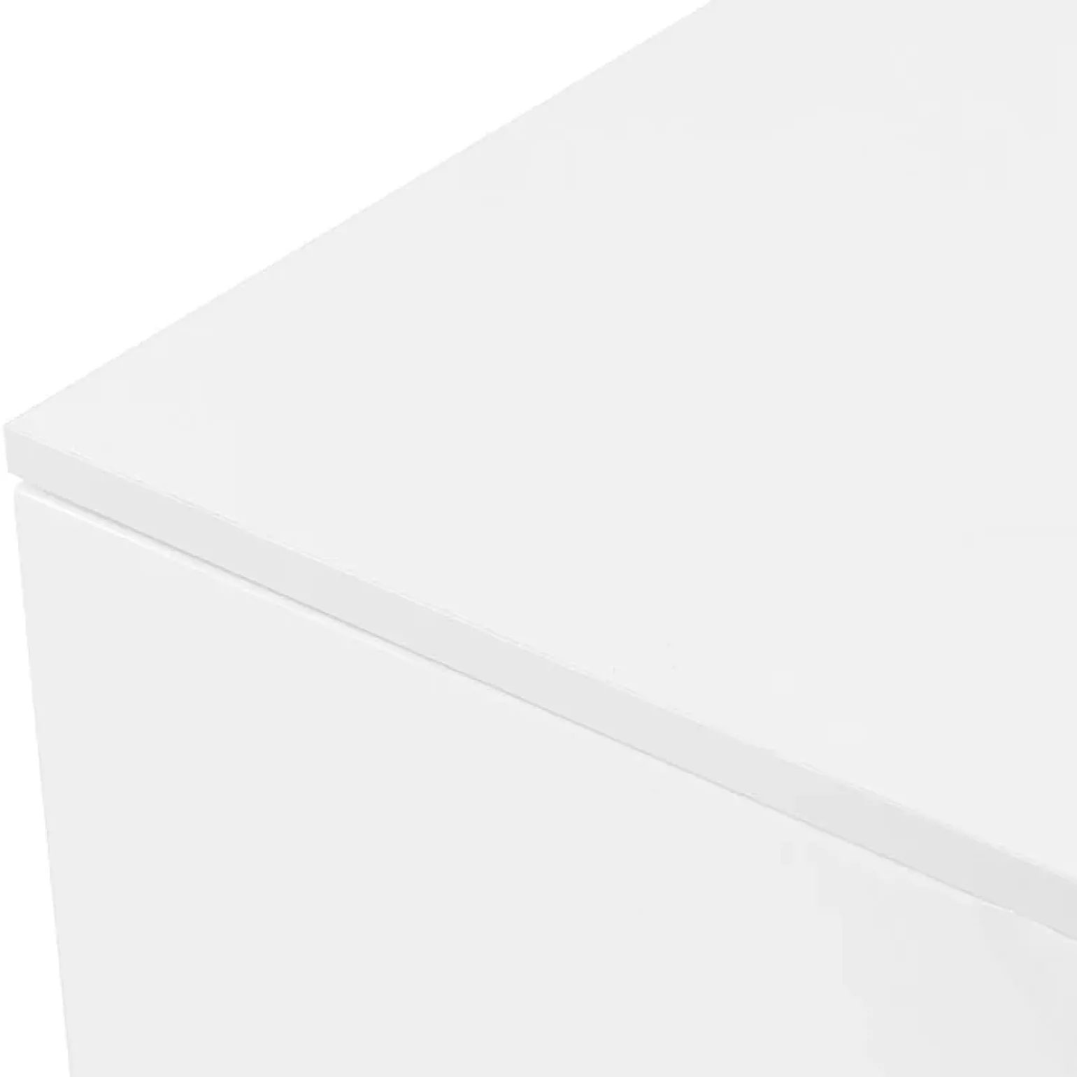 Comodino 50x46h cm design moderno bianco lucido Marisa