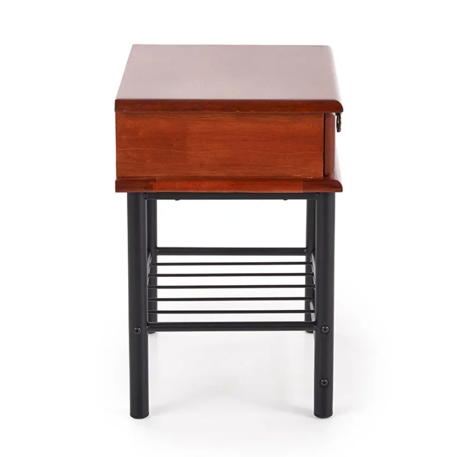 Comodino 48x55h cm moderno ciligio nero Mirtilla