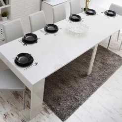 Consolle 50/302cm allungabile bianco opaco Diadema Gihome®
