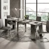 Consolle 54/252cm tavolo allungabile moderno ossido nobilitato Senigallia