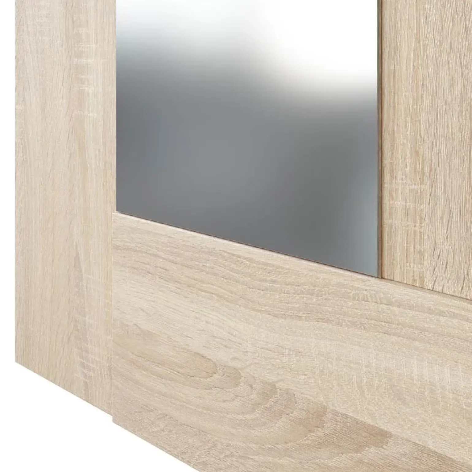 Consolle ingresso 32x79cm con specchio rovere ossido Nelson
