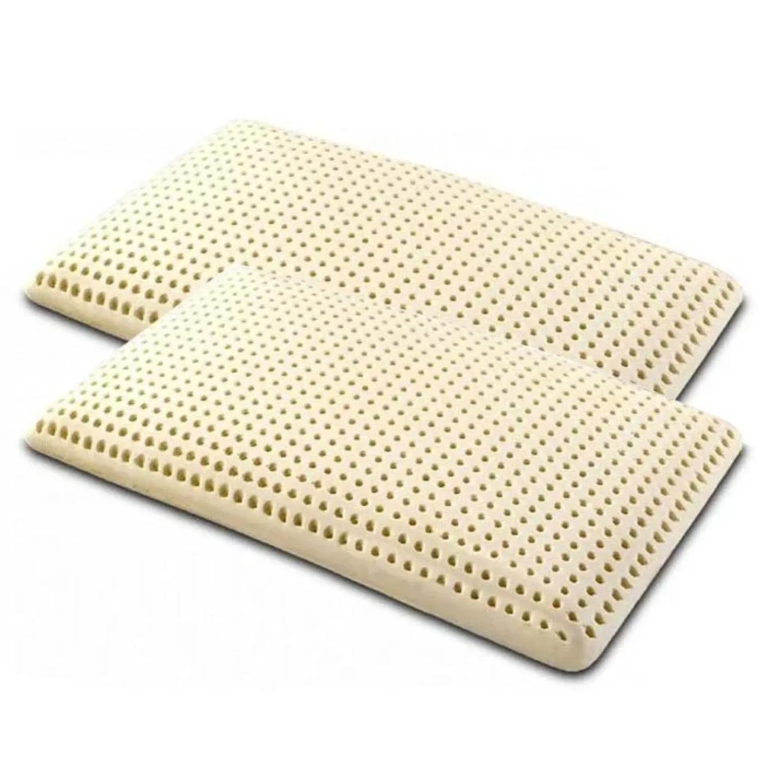 Coppia cuscini guanciali saponetta in lattice Latex
