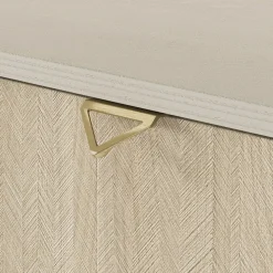 Credenza alta 80x160h cm 2 ante beige rovere Myrta