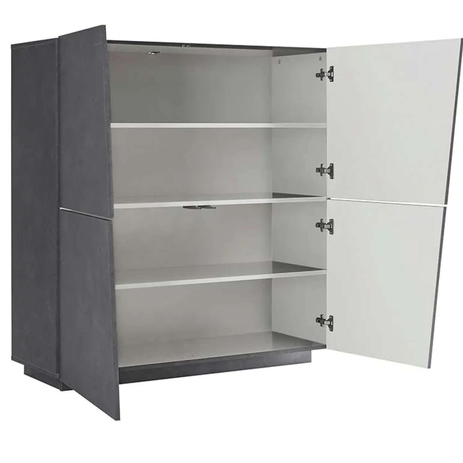 Credenza alta 120x126h cm 4 ante ossido Candia Gihome®